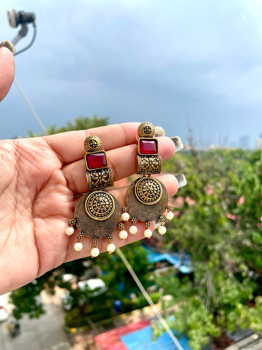 Beaded jhumka jewellerylovers