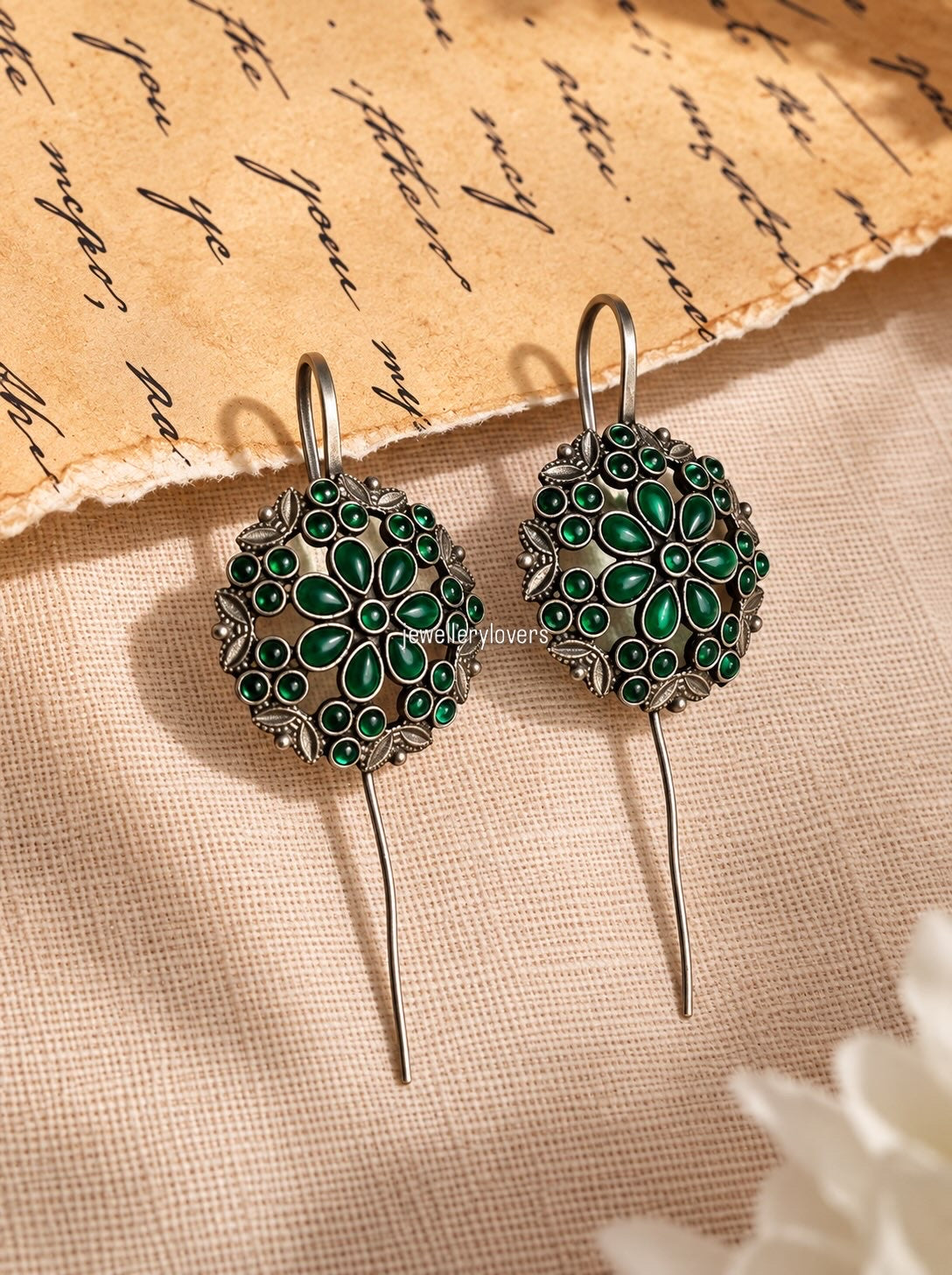 Buggati Flower Earpins jewellerylovers