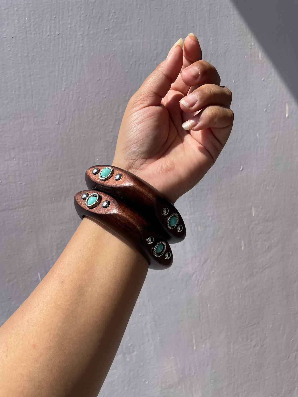 Wooden Stack set of 2 (size 2.8) jewellerylovers
