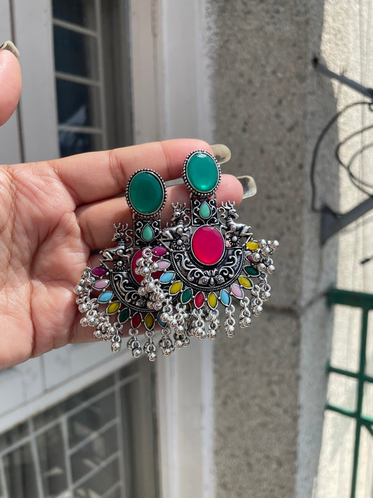 Multicolour chaandbali jewellerylovers