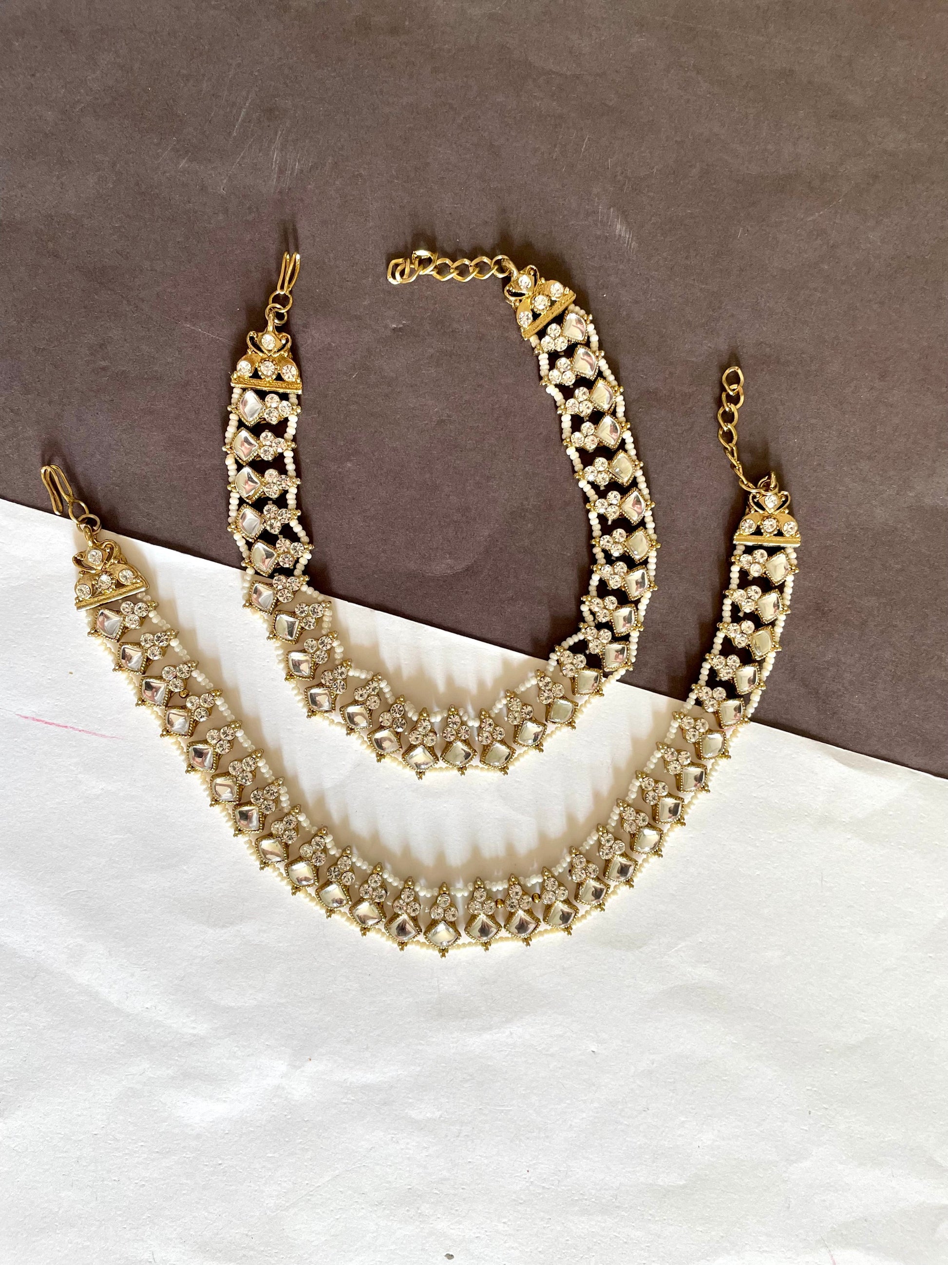 Shop jadau payal at Jewellery Lovers. Anti-tarnish, trendy & perfect for daily or festive wear. Free shipping available. jewellerylovers