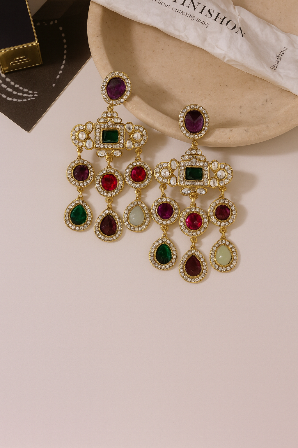 Beaded chaandbali jewellerylovers